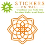 Moroccan Knotwork Wall Sticker Orange | Stickers on Wall Moroccan Knotwork Wall Sticker Orange | Stickers on Wall