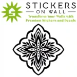 Moroccan Leaf Wall Sticker Black | Stickers on Wall Moroccan Leaf Wall Sticker Black | Stickers on Wall