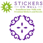 Moroccan Ornamental Wall Sticker Perfect Purple | Stickers on Wall Moroccan Ornamental Wall Sticker Perfect Purple | Stickers on Wall