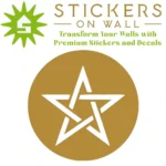 Moroccan Pentagram Wall Sticker Gold | Stickers on Wall Moroccan Pentagram Wall Sticker Gold | Stickers on Wall