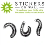 Feather Trio Wall Sticker Black | Stickers on Wall