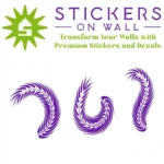 Feather Trio Wall Sticker Perfect Purple | Stickers on Wall