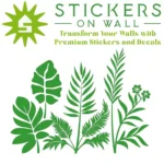 Tropical Leaf Cluster Wall Sticker Mid Green | Stickers on Wall