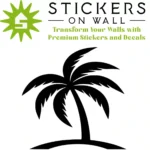Palm Wall Sticker Set Black | Stickers on Wall