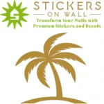 Palm Wall Sticker Set Gold | Stickers on Wall
